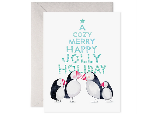 Jolly Puffins, Single Card