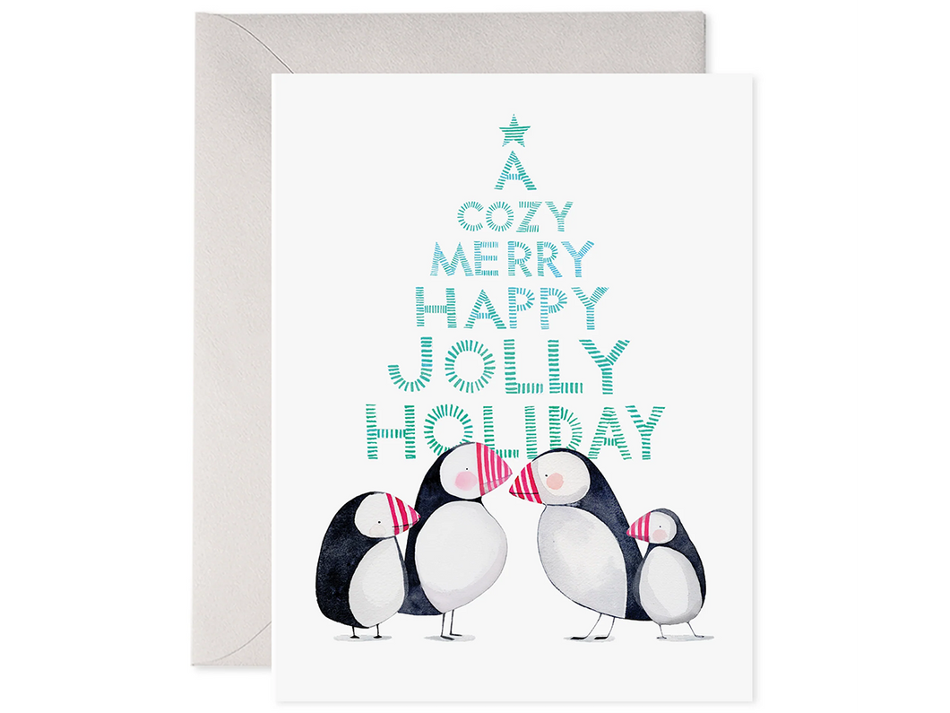 Jolly Puffins, Single Card