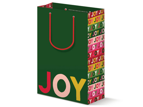 Joy, Christmas Holiday Gift Bag