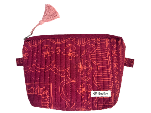 June Quilted Zipper Pouch
