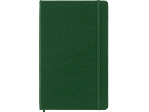 XLarge Hard Cover Plain Notebook, Myrtle Green