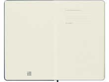 Large Hard Cover Plain Journal, Sapphire Blue
