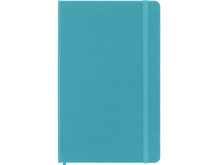 Large Hard Cover Plain Notebook, Reef Blue