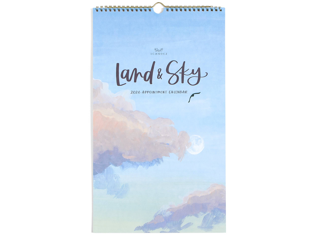 2026 Land & Sky Landscapes Wall Calendar