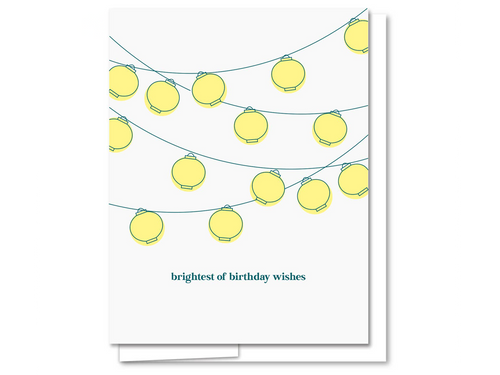 Birthday Lanterns, Single Card