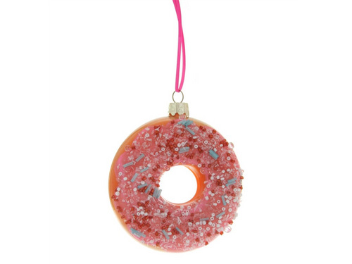 Large Frosted Donut with Sprinkles Ornament