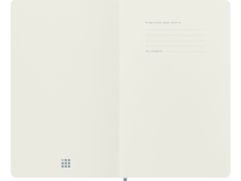 Large Soft Cover Ruled Notebook, Hydrangea Blue