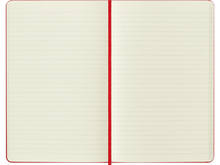 Hard Cover Ruled Notebook, Medium, Scarlet Red
