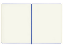 Extra Large Plain Notebook, Hydrangea Blue