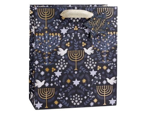 Laurel Menorah Gift Bag