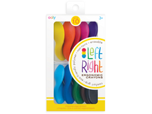 Left Right Ergonomic Crayons