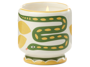 Wild Lemongrass Snake, A Dopo Ceramic Candle