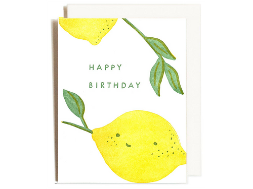 Lemony Birthday, Single Card