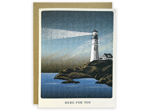 Here for You Lighthouse, Single Card