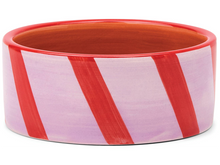 The Izzy Wine Coaster, Lilac & Rust Stripe