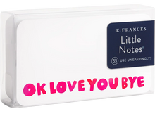 Little Notes, OKLoveYouBye, Set of 55