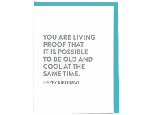 Living Proof Birthday, Single Card