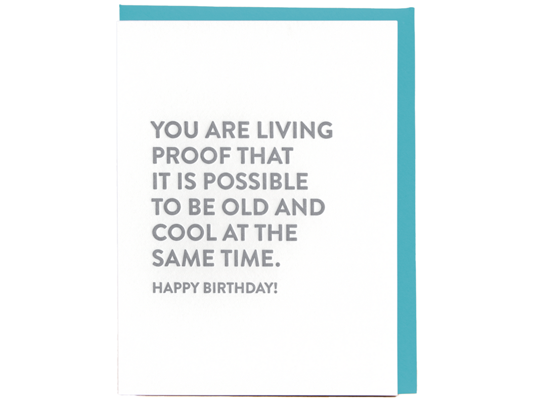 Living Proof Birthday, Single Card