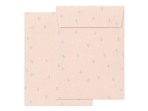 Midori Long-Tailed Tit Bird Letter Set with Stickers