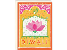 Lotus Flower Diwali, Single Card