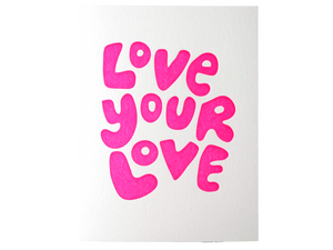 Love Your Love, Single Card