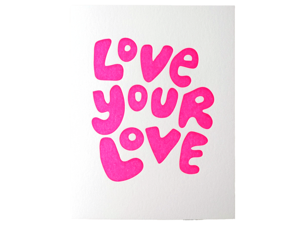 Love Your Love, Single Card