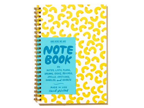 Macaroni Letterpress Spiral Notebook