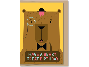 Birthday Bear, Single Card