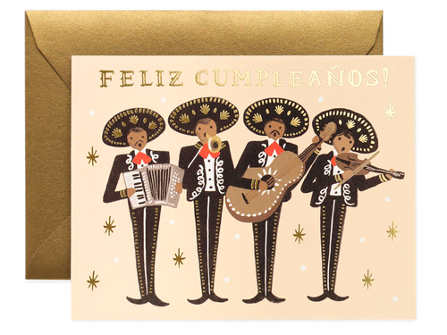 Mariachi Birthday, Single Card