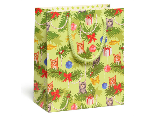 Meowy Christmas Gift Bag