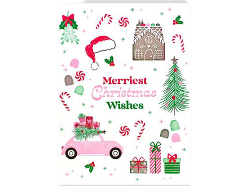 Merriest Christmas Wishes, Single Card