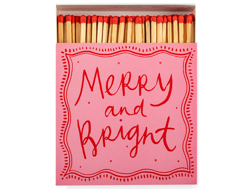 Merry & Bright Square Safety Matches