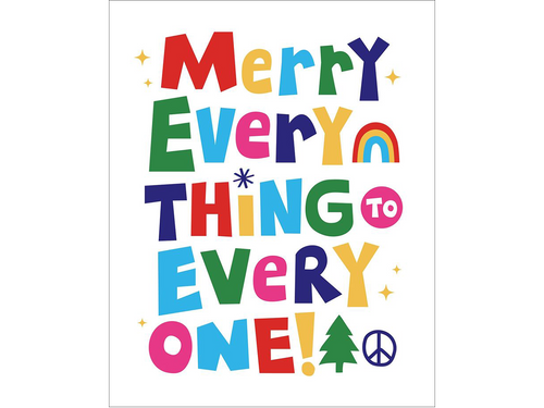 Merry Everything Holiday, Single Card