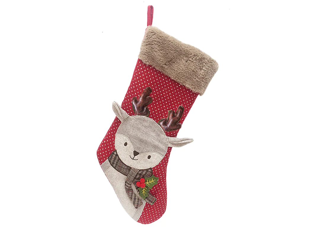 Merry Reindeer Stocking