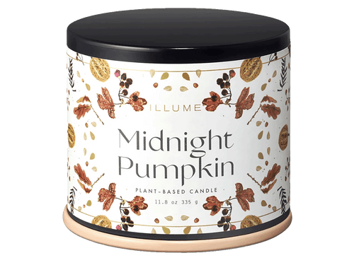 Midnight Pumpkin Large Tin Candle