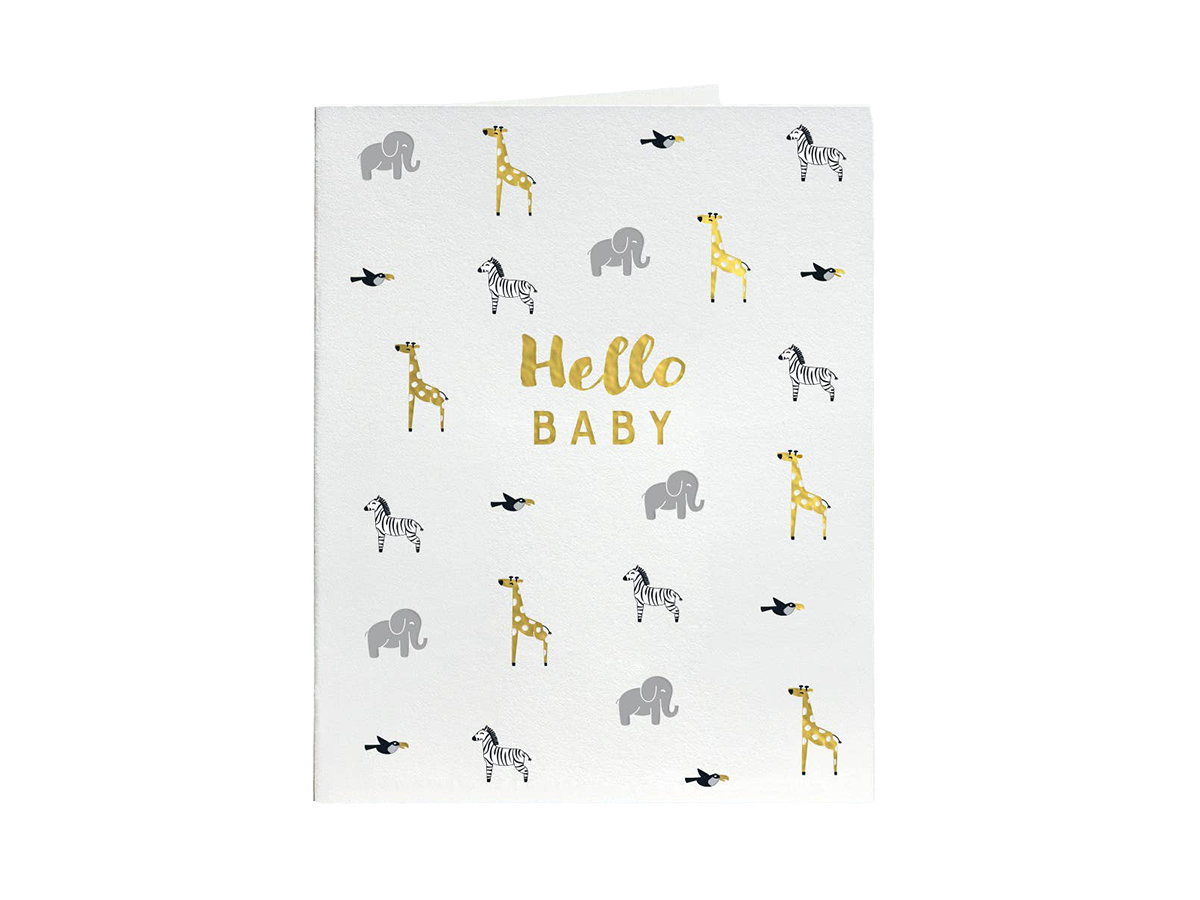 Mini Jungle Baby, Single Card – Noteworthy Paper & Press