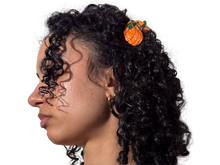 Mini Pumpkin Claw Clip