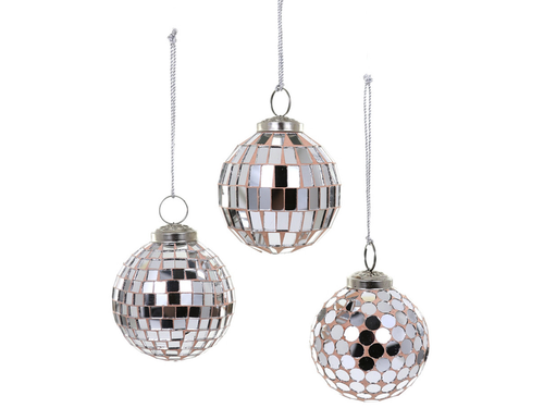 Mirrorball Ornament, Various Styles