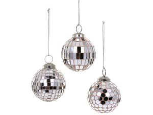 Mirrorball Ornament, Various Styles