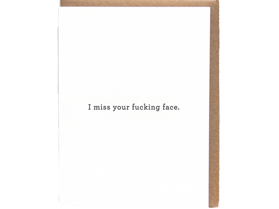I Miss Your Face, Single Card