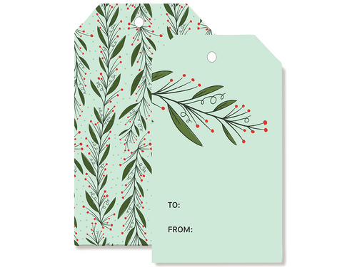 Under the Mistletoe Gift Tags, Set of  8