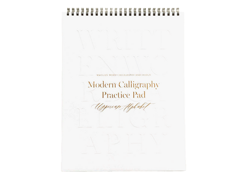 Calligraphy Practice Pad, Uppercase Alphabet