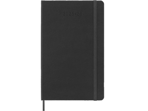 2025-2026 18 Month Weekly Large Softcover Planner, Black