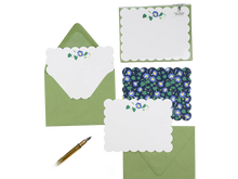 Morning Glory Notecards, Set of 4