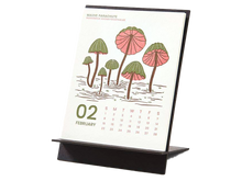 2026 12-Month Mushroom Desk Calendar