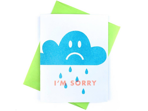 I'm Sorry Cloud, Single Card