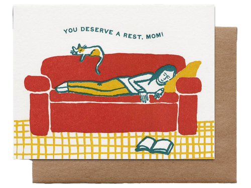 Napping Mom, Single Card