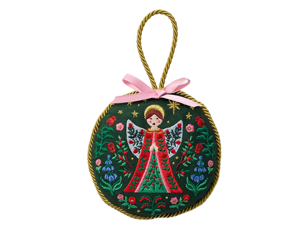 Nativity Angel Embroidered Ornament