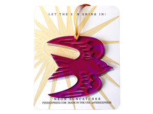 Neon Acrylic Sparrow Suncatcher