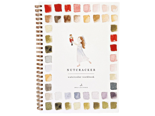 Nutcracker Watercolor Workbook